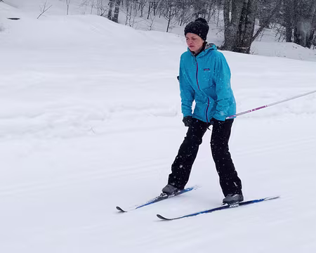 Stage ski de fond Janvier 2012 Passage de Sandrine