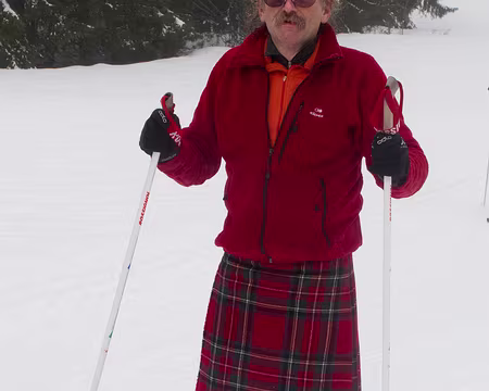 Stage ski de fond Janvier 2012 … ou une jupe.