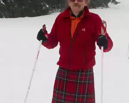 Stage ski de fond Janvier 2012 … ou une jupe.