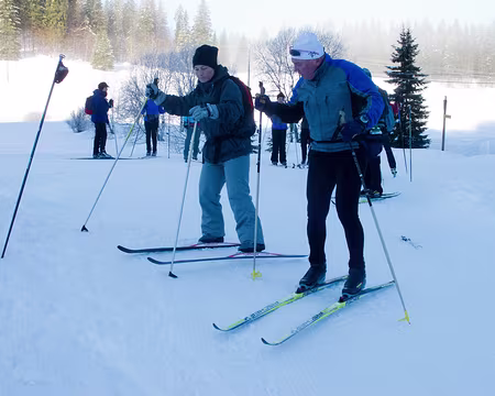 Stage ski de fond Janvier 2012 Descente en escalier,