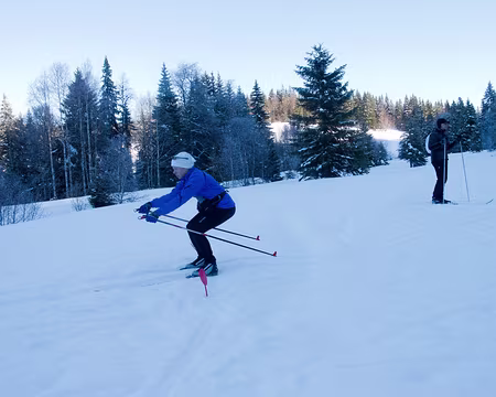 Stage ski de fond Janvier 2012 parcours de bosses