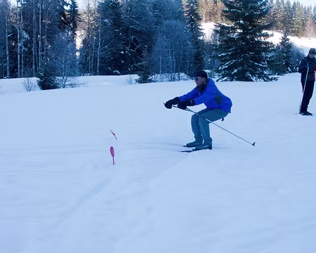 Stage ski de fond Janvier 2012 d'ailleurs Bernard en a une derrière le dos