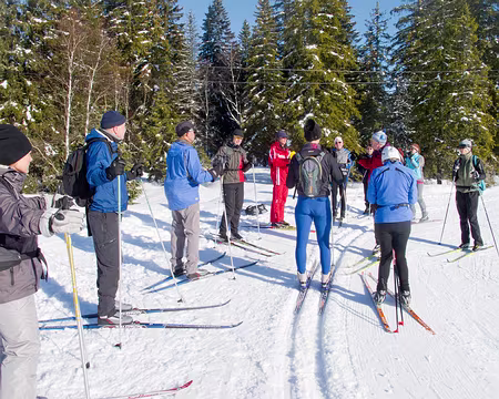 Stage ski de fond Janvier 2012 enfin du soleil