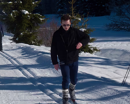 Stage ski de fond Janvier 2012 Félix toujours aussi bon