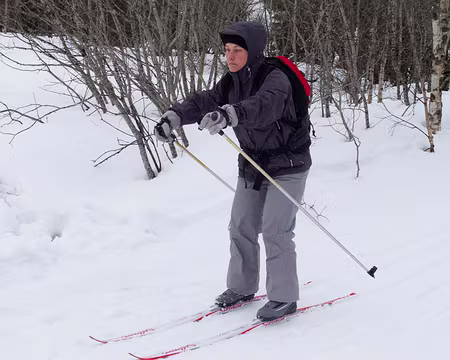 Stage ski de fond Janvier 2012 Départ dans la poudreuse…