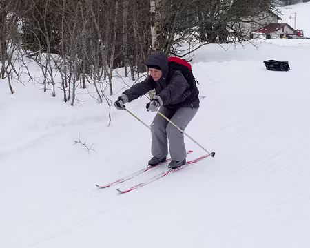 Stage ski de fond Janvier 2012 pour Françoise