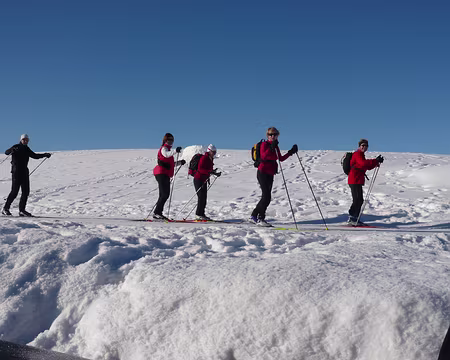 PXL032 Départ du gîte skis aux pieds cette année