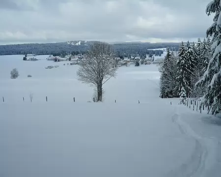 PXL031 Faute de piste tracée je suis un itinéraire raquettes/piétons 