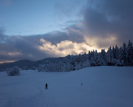 003 Retour à La Féclaz en fin d'après-midi.