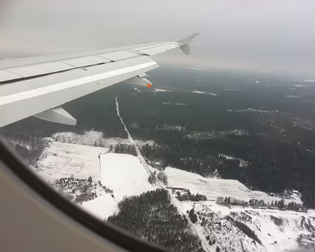 PXL001 2h30 plus tard, on se prépare à atterrir à Stockholm.