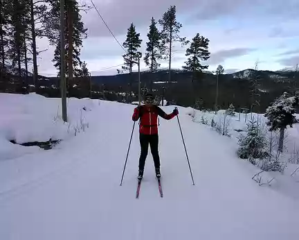 2016-02 funäsdalen 07 Premier contact avec la neige Suédoise