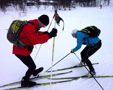 2016-02 funäsdalen 25 Ca botte sous les chaussures de Maurice