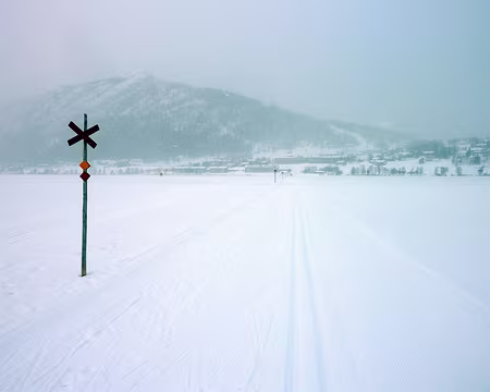 2016-02 funäsdalen 27 Traversée du lac de Funäsdalen