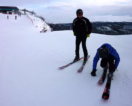 2016-02 funäsdalen 28 Prêts pour l'initiation au Télémark