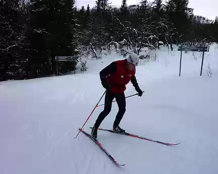 2016-02 funäsdalen 42 Derniers mètres de la longue montée vers Anåfjället