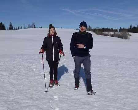 P1200650 Pour débuter au CAF rien ne vaut un WE raquettes sans raquettes qui fut intitulé 