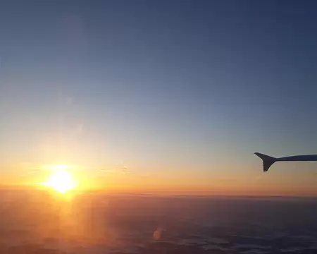008 Coucher de soleil peu avant notre arrivée à Kittilä.