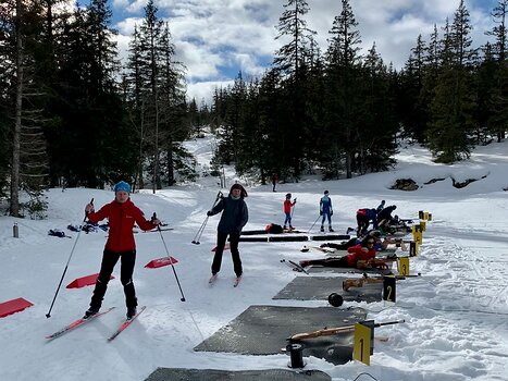 Challenge biathlon Florence LP, détail sortie