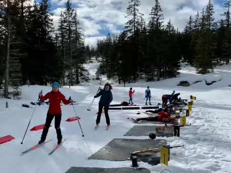 Challenge biathlon Florence LP, détail sortie