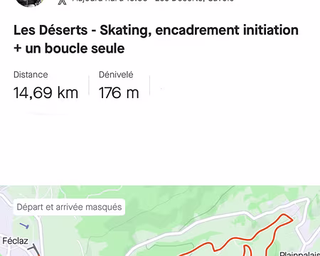 IMG_8856- Après les exos de l'après-midi, piste verte avec certains débutants puis la noire seule