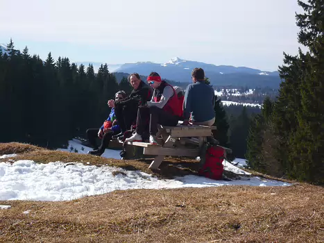 2011-02 Lamoura détail de la sortie