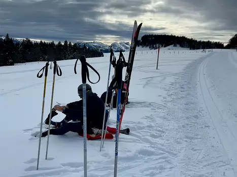 2024-01 Autrans Florence LP, détail sortie