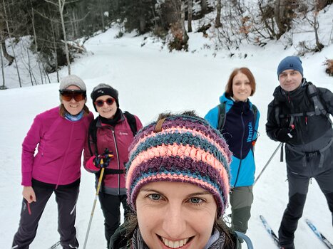 2024-03 Les Rousses Isabelle R, détail sortie