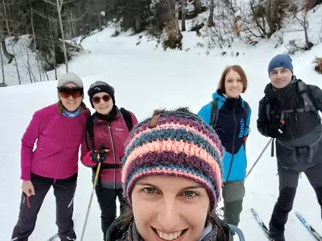 2024-03 Les Rousses Isabelle R, détail sortie