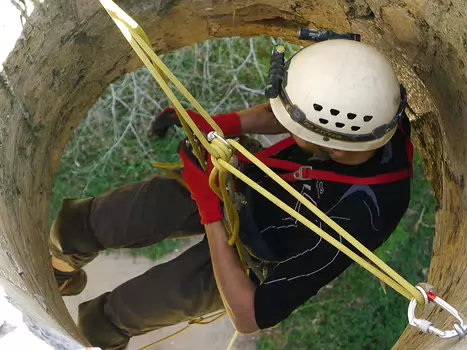 2021-04 Méry et Bures-sur-Yvette Philippe G : Formation (initiation sur corde, initiation à l'équipement) Méry et viaduc des Fauvettes à Bures