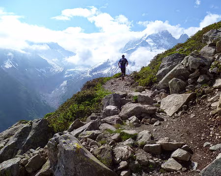 PXL034 Son œil perçant a su peut-être repérer son congénère Alpiniste sur les pentes de la Verte!?