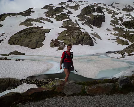 PXL038 Il aime à revenir à ses points d'eau préférés, le Lac Blanc par exemple.
