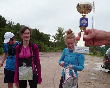 PXL002 et reçoit le trophée du plus grand nombre de kms/cps (kilomètres équivalents chips)