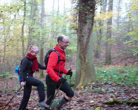 PXL004 Les traileurs ont du mal à ne pas courir...pour suivre Michel...qui marche.