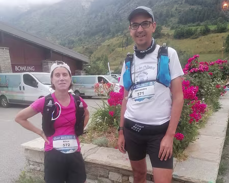 Départ du trail bleu Alice Alexandre Départ du trail bleu Alice Alexandre