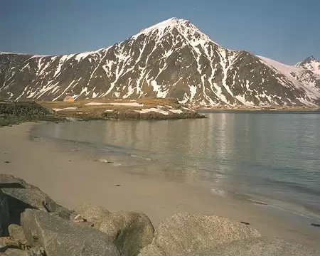 0015 Iles Lofoten (Norvège), avril 2000, photo Bernadette P