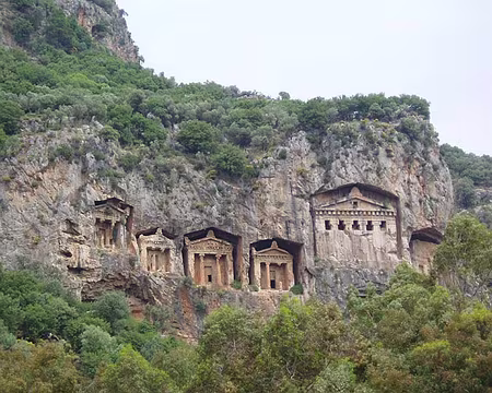 095 Tombeaux à Dalyan.