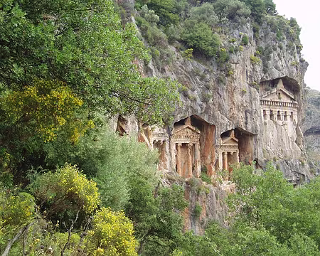 097 Tombeaux à Dalyan.