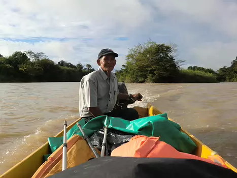 2011-03 Borneo Gilles Caldor, détail sortie
