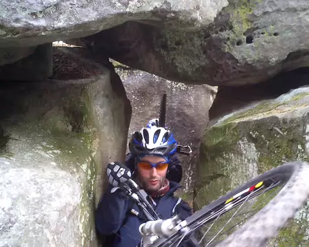 01a Spéléo-VTT aux gorges de Franchard !