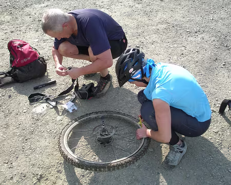 P5100166 Le premier pneu abimé du week end