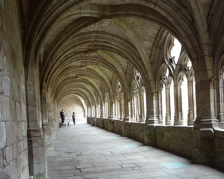 P1010566 Cloître gothique (XIV ème) de l'abbatiale