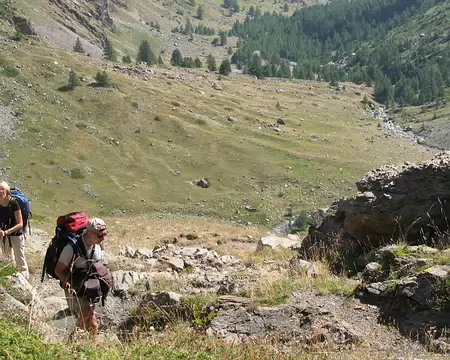 06 22-23 Aout 2009 Dormillouse (1441m) - Prapic(1520m) en AR, par les cols de Fressinières (2782m) et des Terres Blanches (2721m) CAF IdF (RW97 - Céline Falissard)