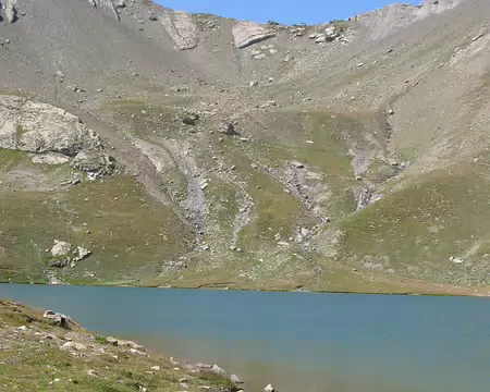 24 22-23 Aout 2009 Dormillouse (1441m) - Prapic(1520m) en AR, par les cols de Fressinières (2782m) et des Terres Blanches (2721m) CAF IdF (RW97 - Céline Falissard)...