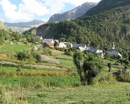 43 22-23 Aout 2009 Dormillouse (1441m) - Prapic(1520m) en AR, par les cols de Fressinières (2782m) et des Terres Blanches (2721m) CAF IdF (RW97 - Céline Falissard)...