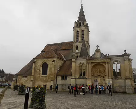 PXL017 Eglise Saint-Christophe, XIIè-XVIè s. et le portail Renaissance, Cergy