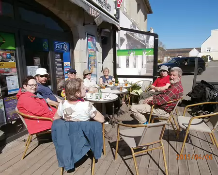 bistrot à Telgruc dernier pot au bistrot de Telgruc, merci Joël et Monique, c'était super !