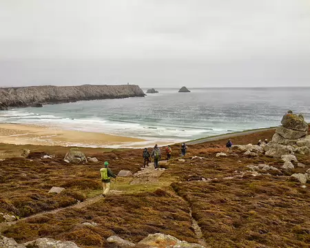 entre Camaret et Kerloc'h plage de Kerbonn