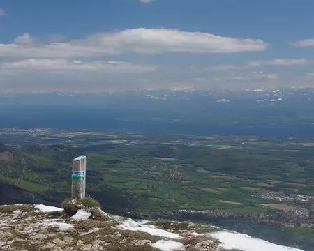 Le lac Léman depuis le Montrond Le lac Léman depuis le Montrond